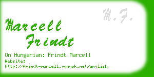 marcell frindt business card